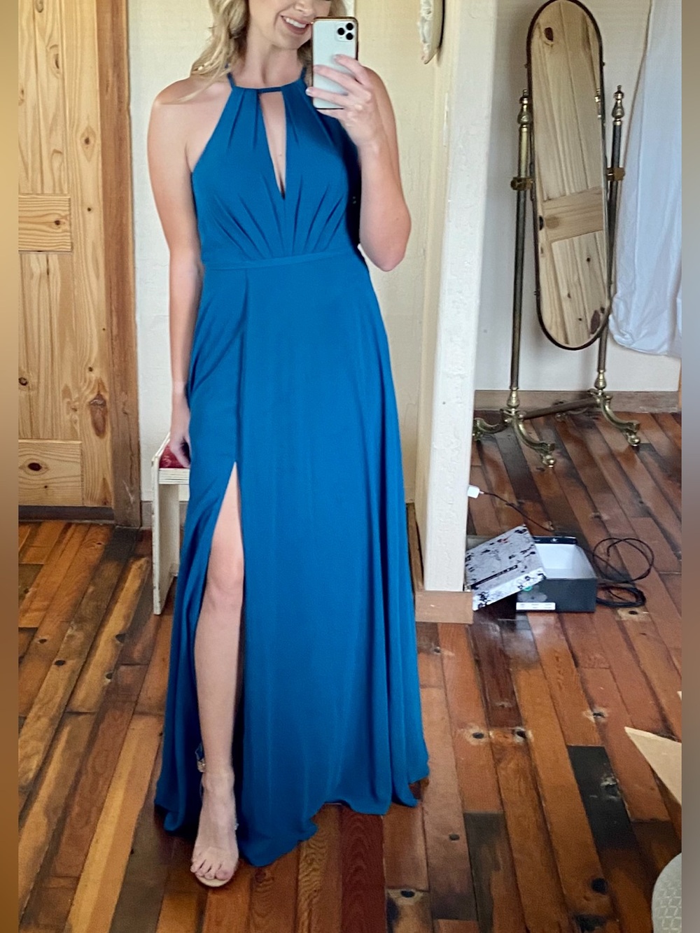 Azazie Teal Bridesmaids Dress